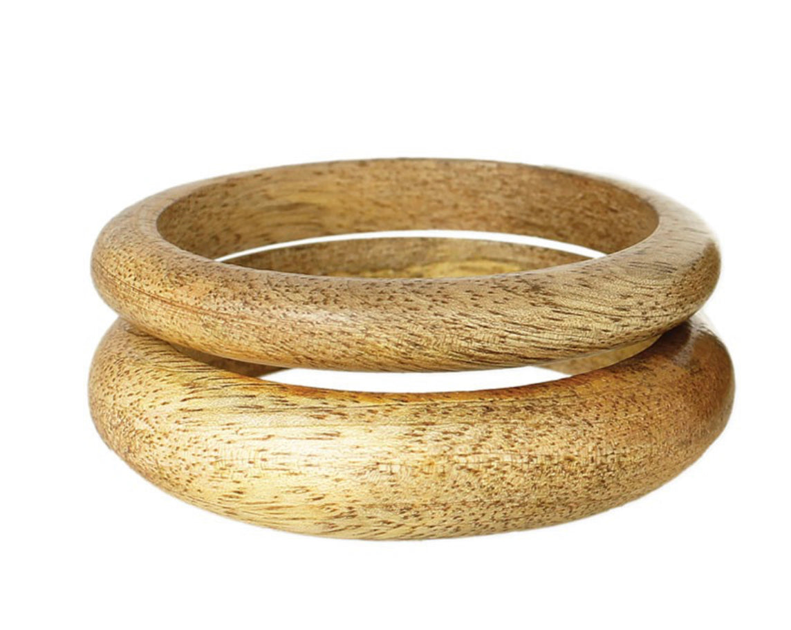 Mango Wood Bangle Set