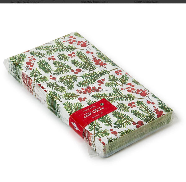 Merry Berry Napkins / Hostess