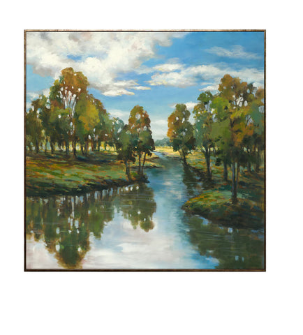 Reflective River Wall Art