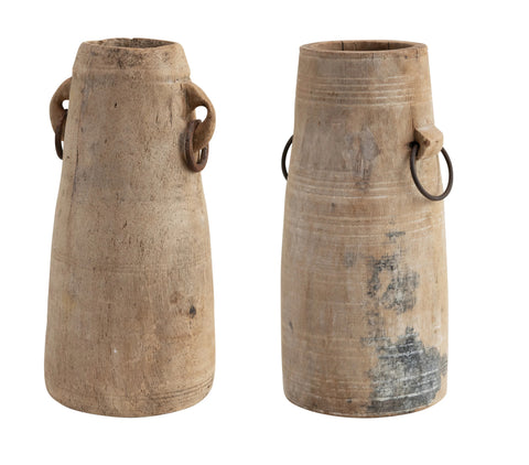 Wood Milk Jug