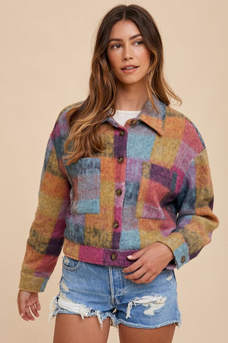 Brushed Multi Colored Jacket