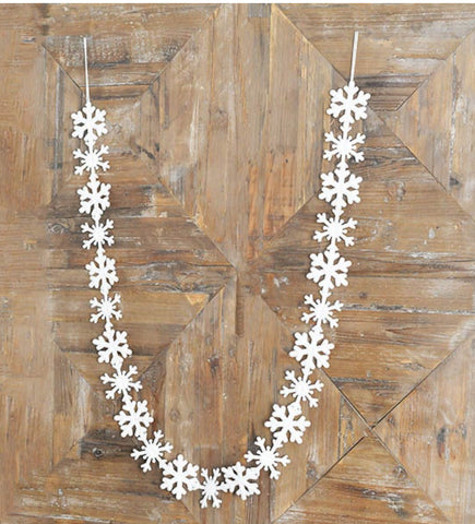 Snowflake garland