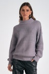 Grey Mock Sweater