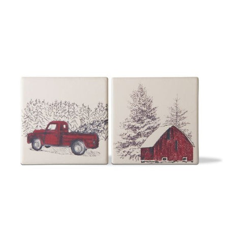 Winter Scene Coasters