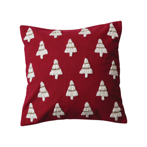 Red Tree Pillow