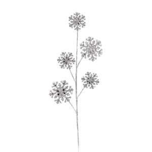 Silver Snowflake Spray