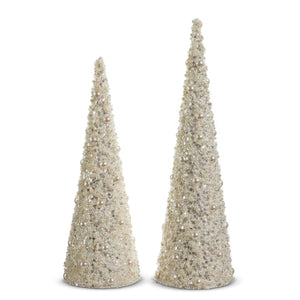 Pearl cone Trees sold as set