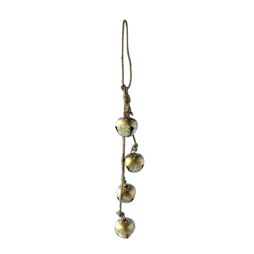 8 1/2" hanging metal jingle bells