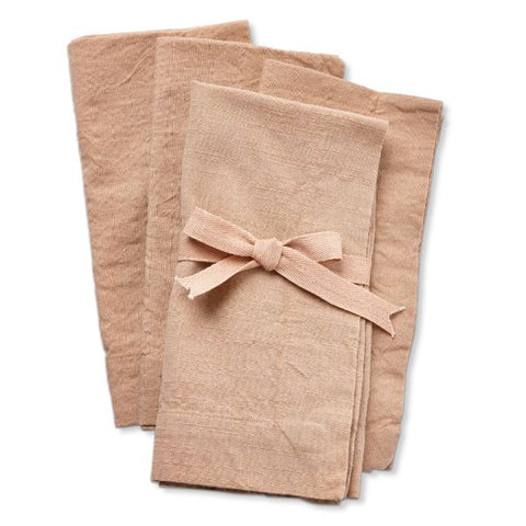 threads slub napkin set of 4 - blush threads slub napkin set of 4 - blush