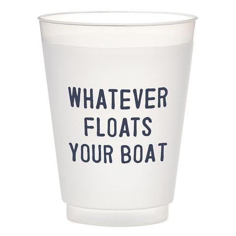 Whatever Floats Your Boat frosted cup pack