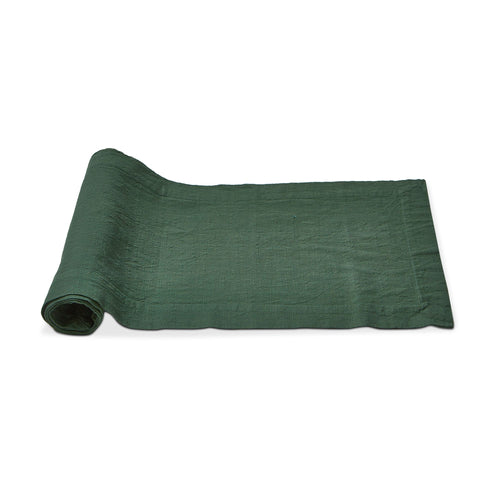 threads slub runner, dark green