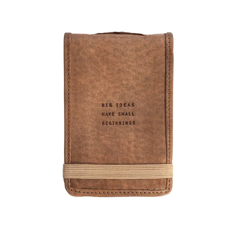 Big Ideas Mini leather journal