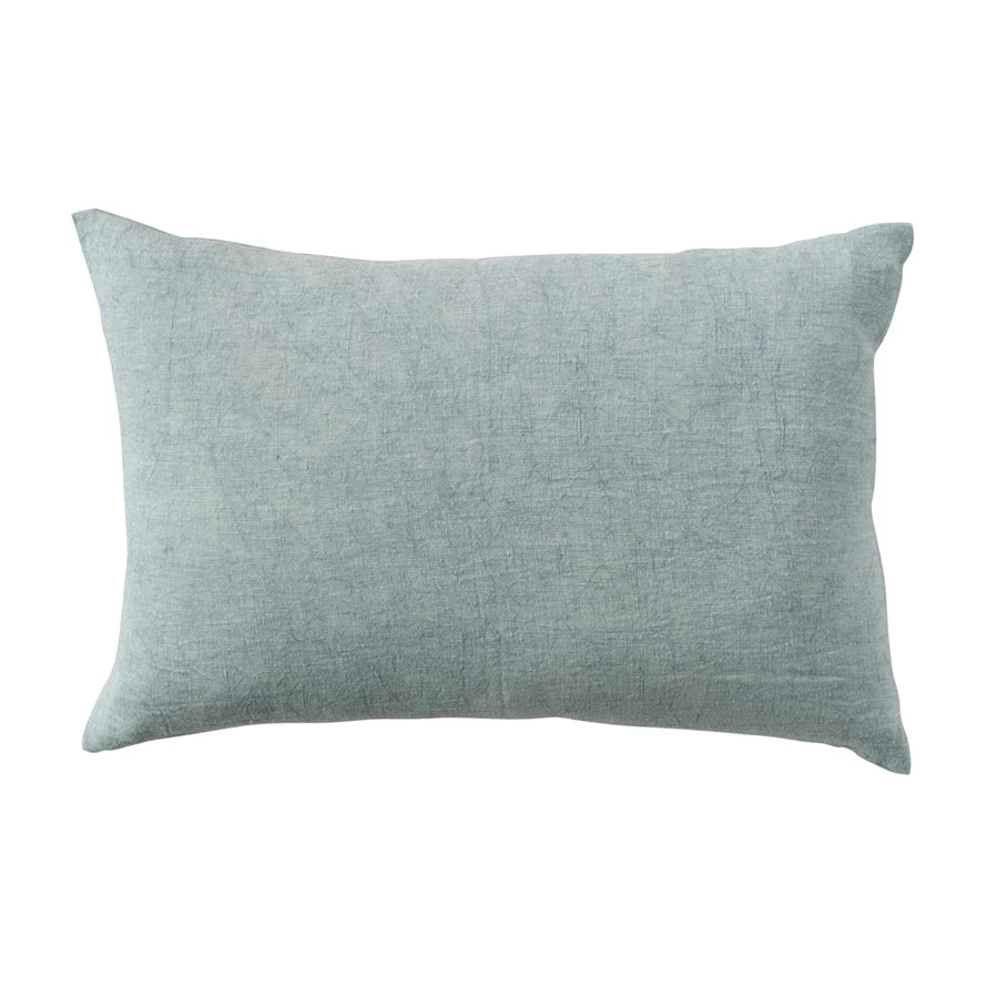 Linen lumbar pillow