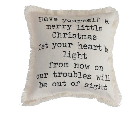 *Merry Little Christmas Pillow