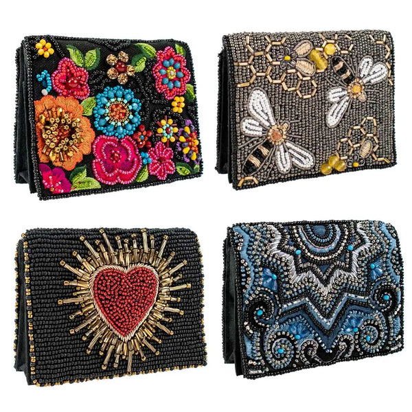 Bee Awesome Beaded Wallet